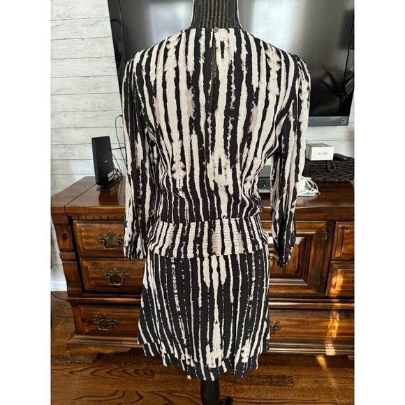 Rails Inez in Black Nile Dress Elastic Waistline Flowy Skirt Style Womens Size S - Picture 3 of 8